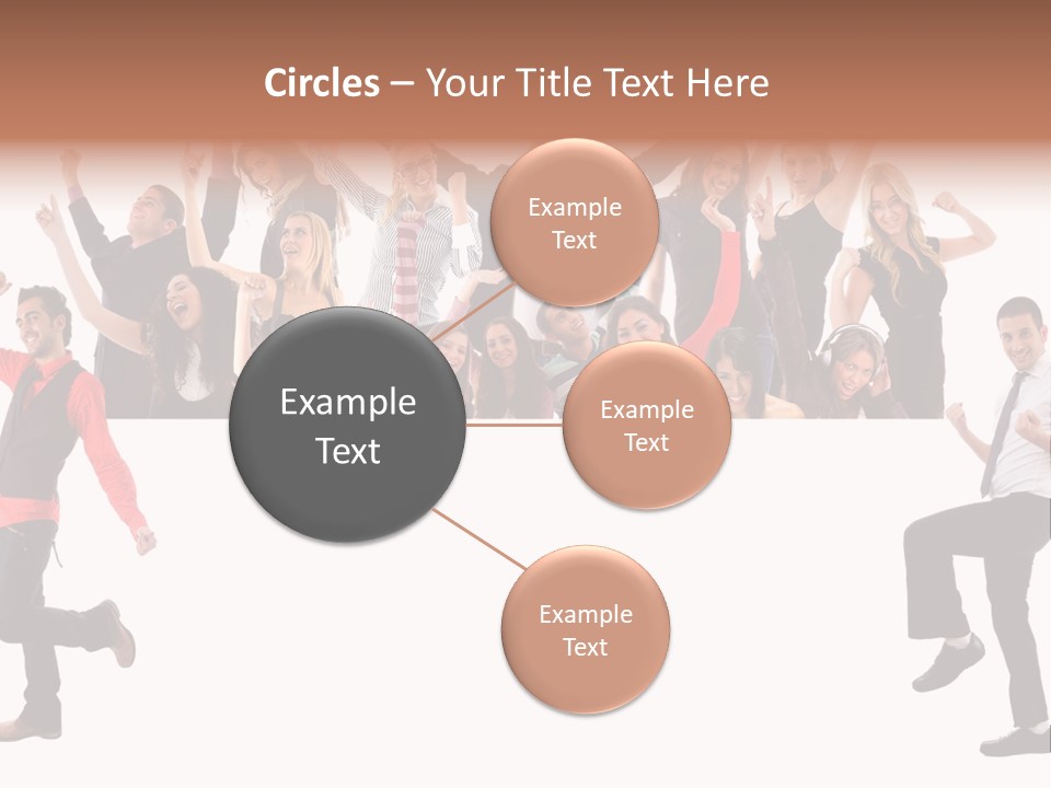 Successful Pleasure Woman PowerPoint Template