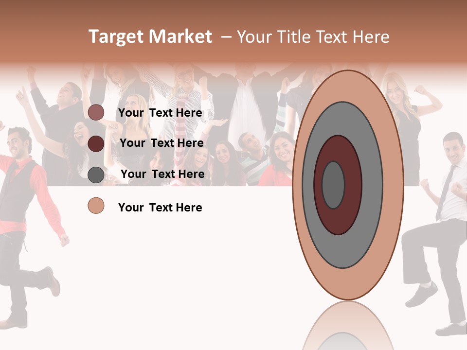 Successful Pleasure Woman PowerPoint Template