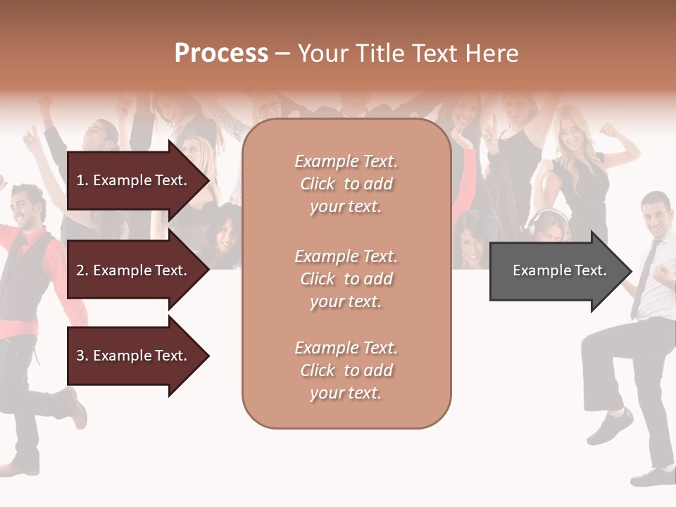 Successful Pleasure Woman PowerPoint Template