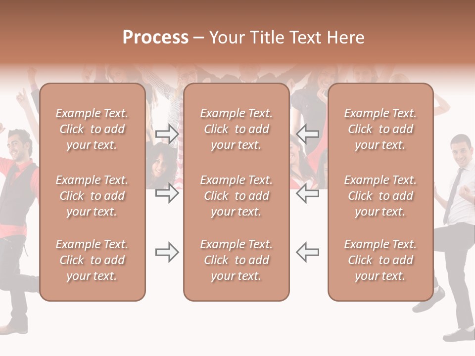 Successful Pleasure Woman PowerPoint Template