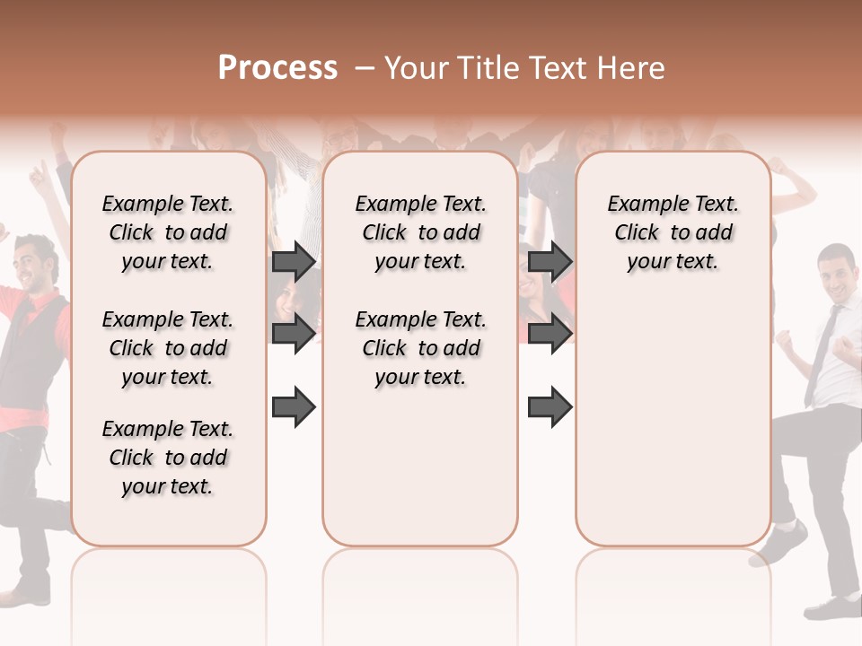 Successful Pleasure Woman PowerPoint Template