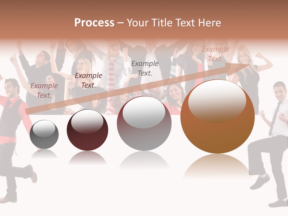 Successful Pleasure Woman PowerPoint Template