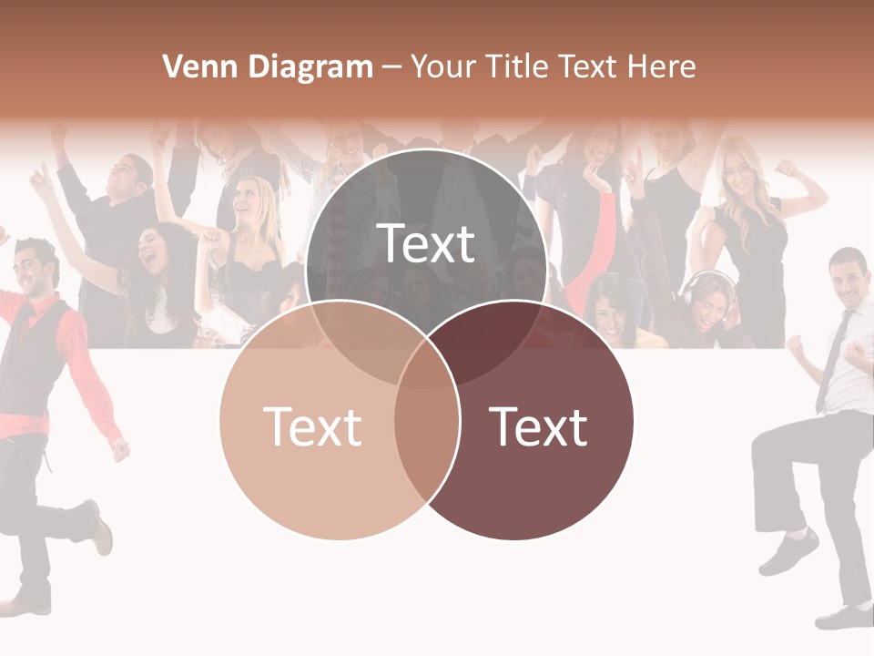 Successful Pleasure Woman PowerPoint Template