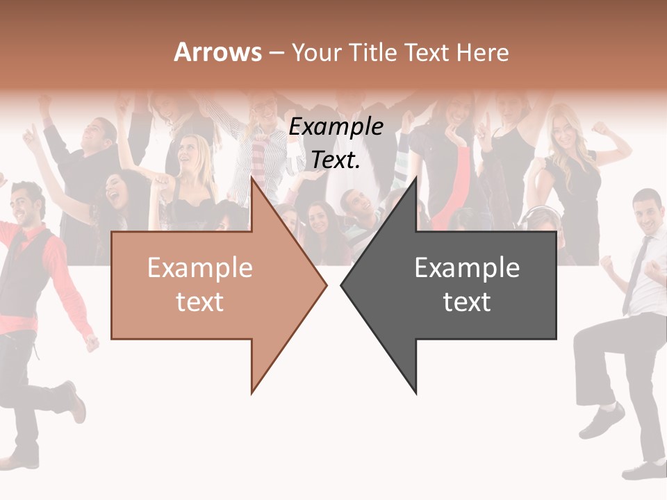 Successful Pleasure Woman PowerPoint Template