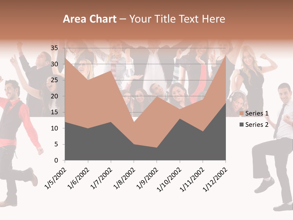 Successful Pleasure Woman PowerPoint Template