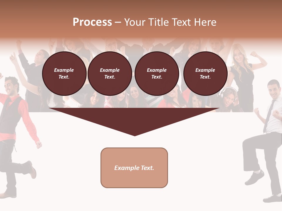 Successful Pleasure Woman PowerPoint Template