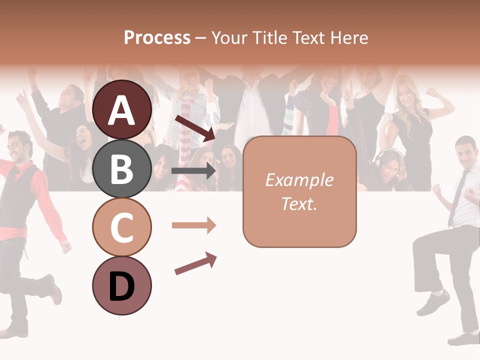 Successful Pleasure Woman PowerPoint Template