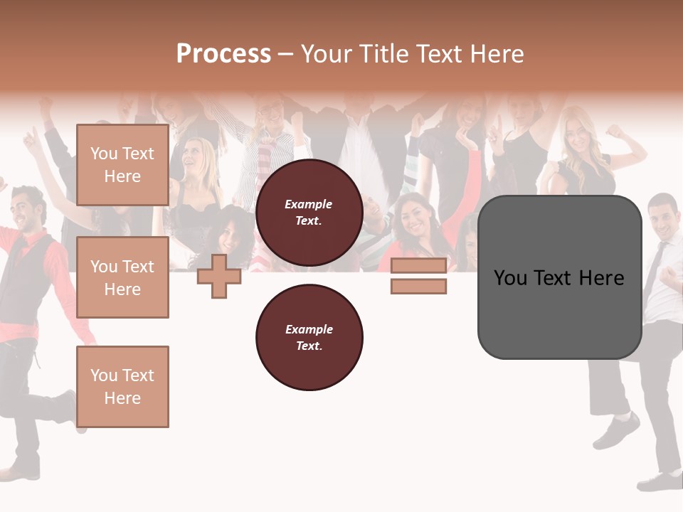 Successful Pleasure Woman PowerPoint Template