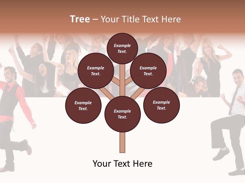 Successful Pleasure Woman PowerPoint Template