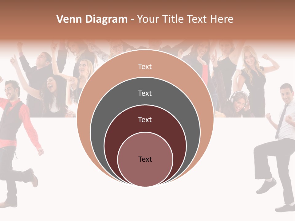 Successful Pleasure Woman PowerPoint Template