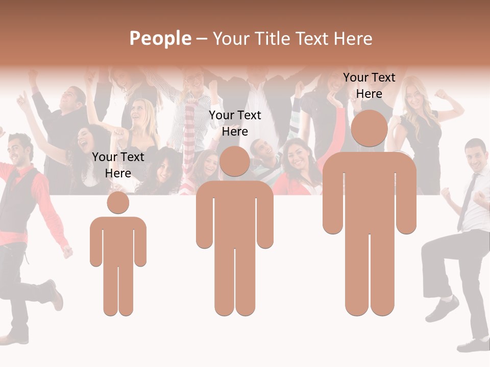 Successful Pleasure Woman PowerPoint Template