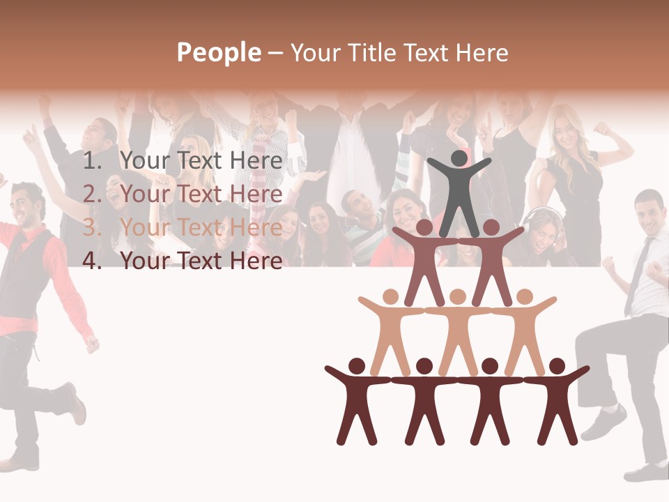 Successful Pleasure Woman PowerPoint Template