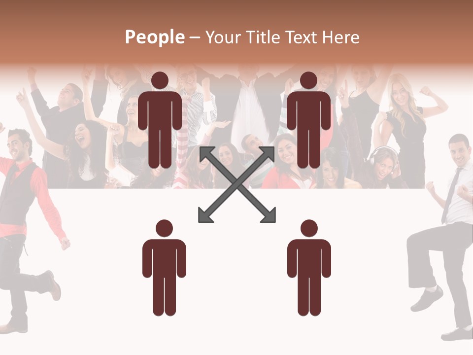 Successful Pleasure Woman PowerPoint Template