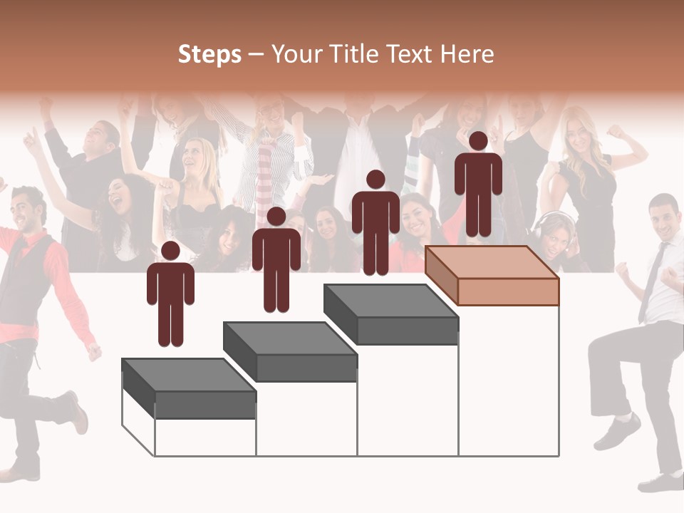 Successful Pleasure Woman PowerPoint Template