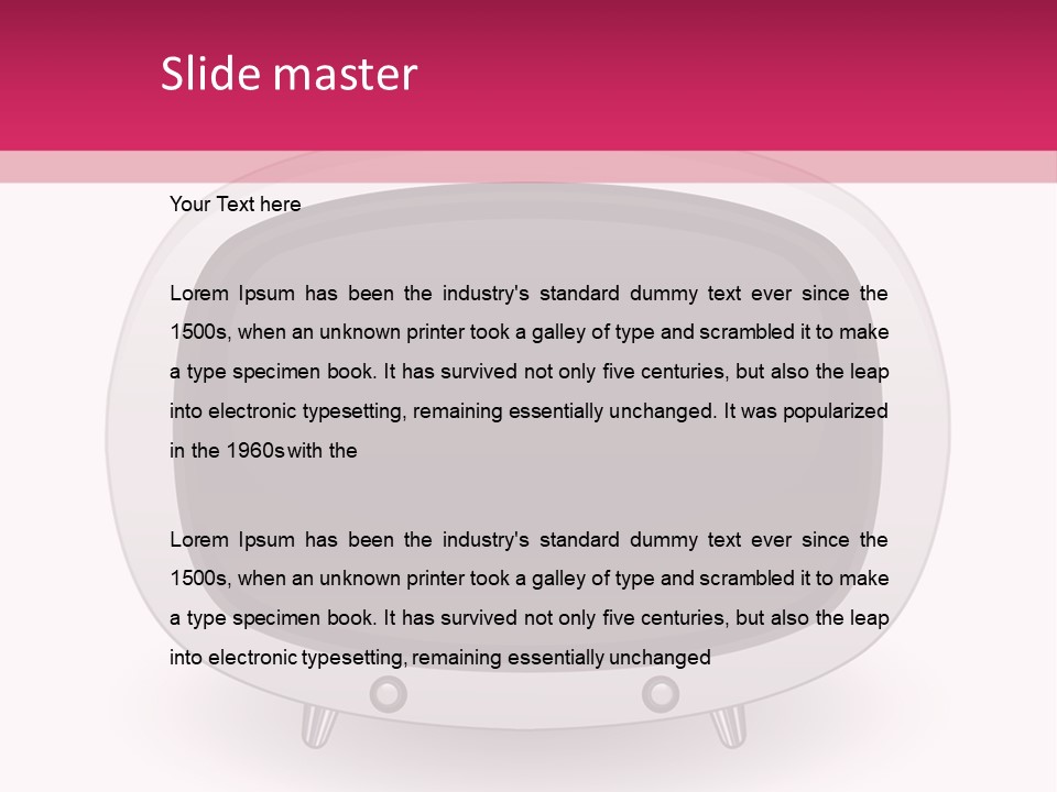 Moniteur Show Vidueo PowerPoint Template