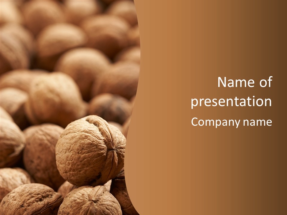 Foodstuff Macro Kernel PowerPoint Template