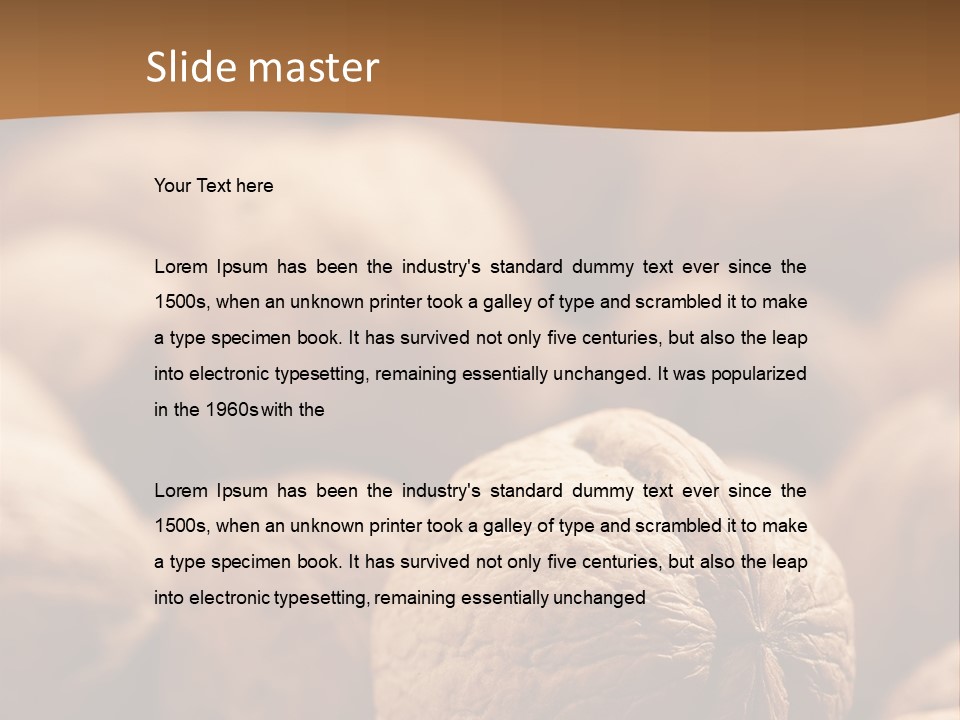 Foodstuff Macro Kernel PowerPoint Template