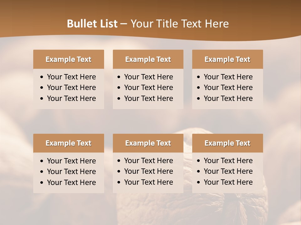Foodstuff Macro Kernel PowerPoint Template