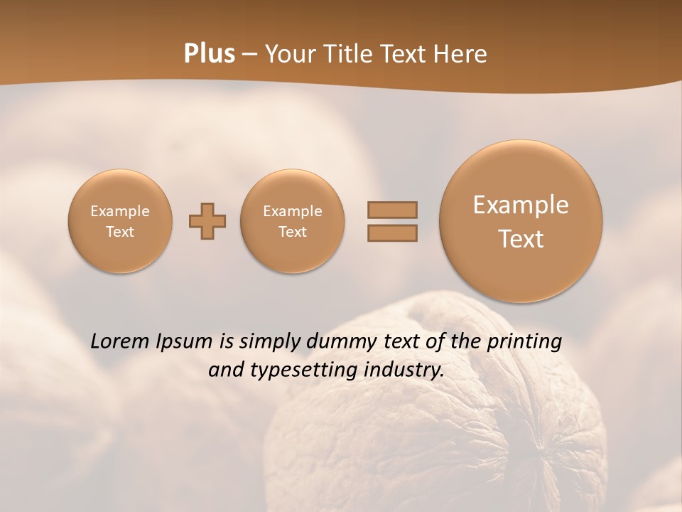 Foodstuff Macro Kernel PowerPoint Template