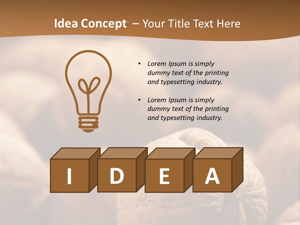 Foodstuff Macro Kernel PowerPoint Template