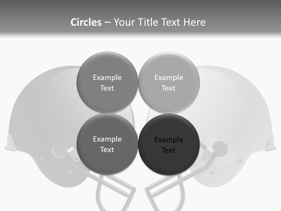 Mask Protect Football PowerPoint Template