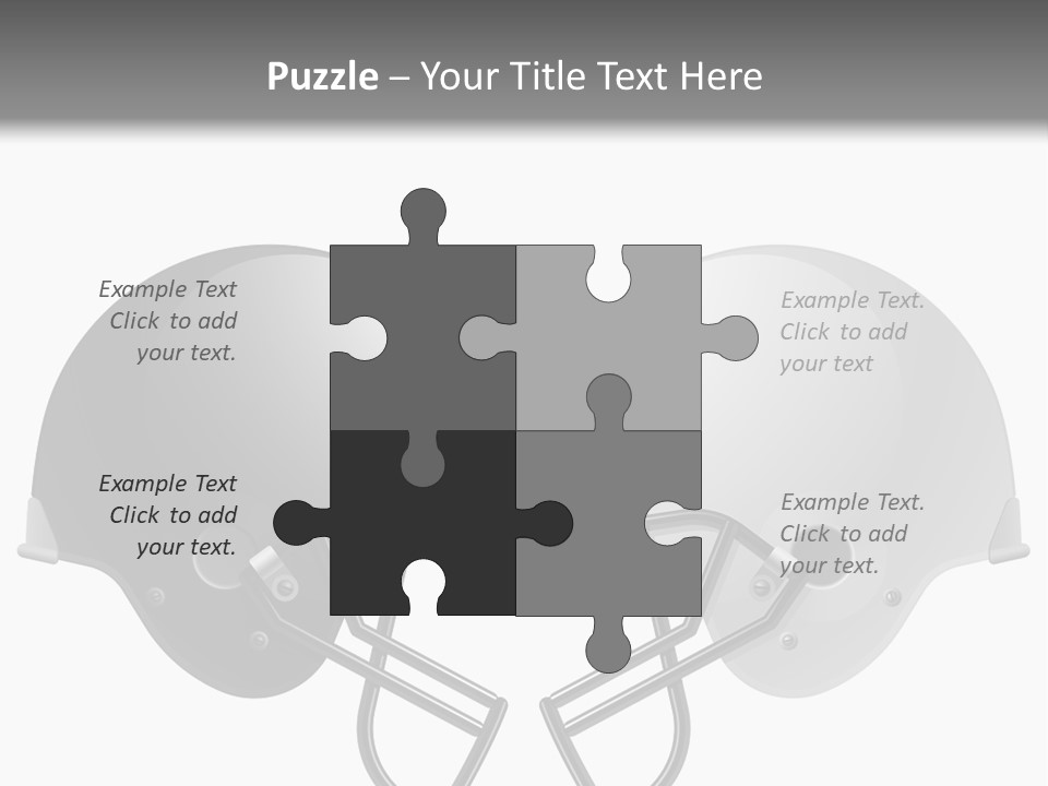 Mask Protect Football PowerPoint Template