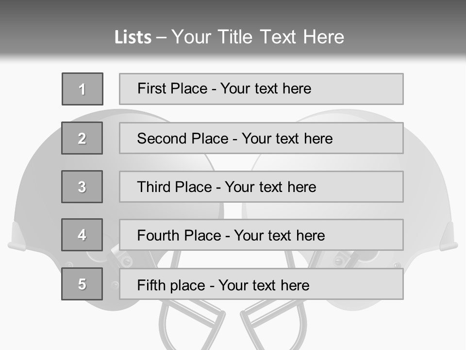 Mask Protect Football PowerPoint Template