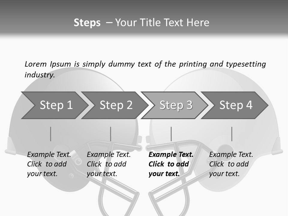 Mask Protect Football PowerPoint Template