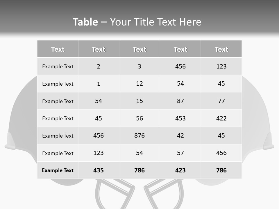 Mask Protect Football PowerPoint Template