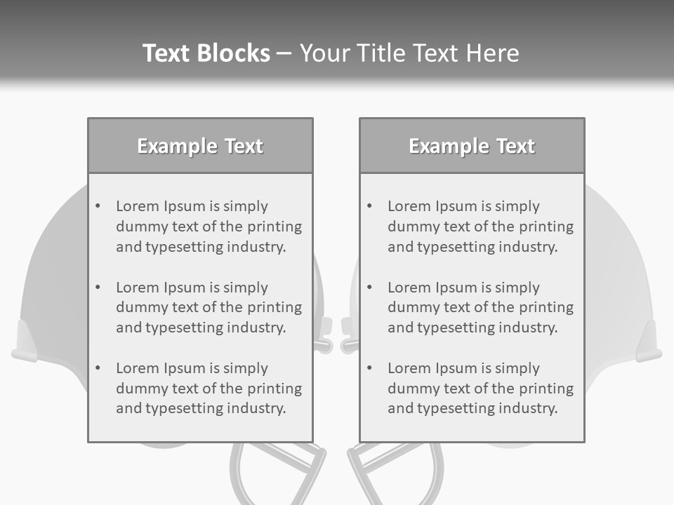 Mask Protect Football PowerPoint Template