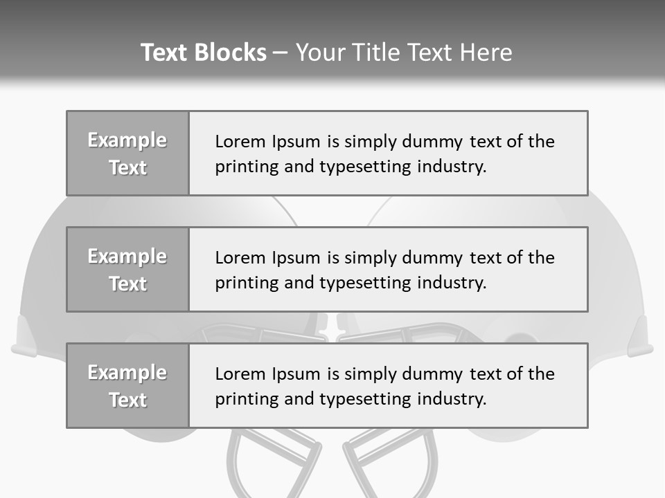 Mask Protect Football PowerPoint Template
