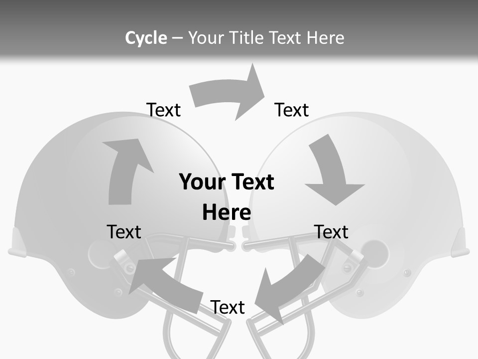 Mask Protect Football PowerPoint Template