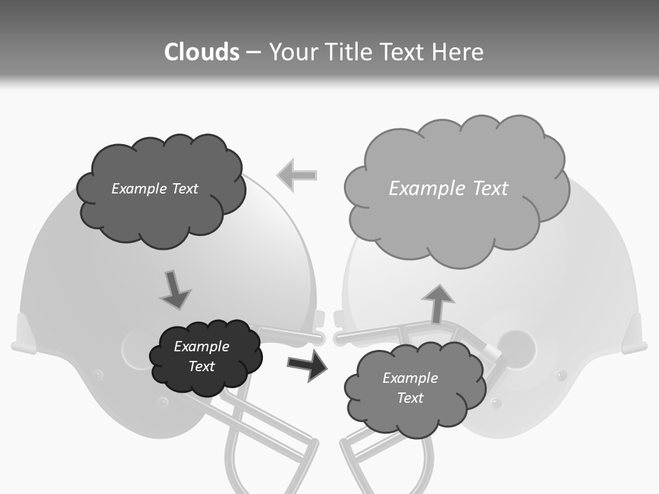 Mask Protect Football PowerPoint Template