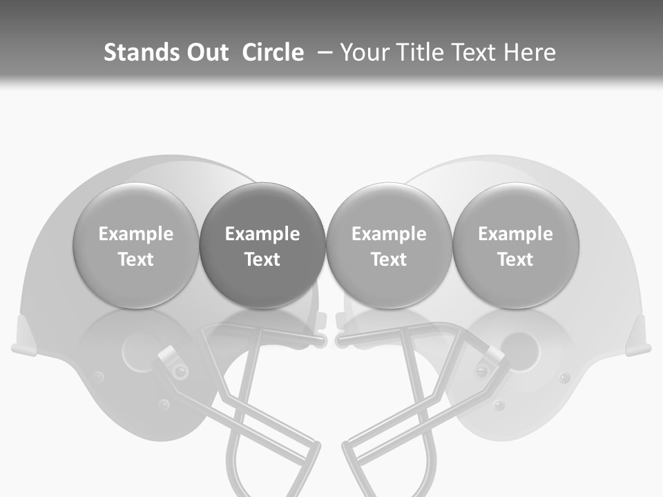 Mask Protect Football PowerPoint Template