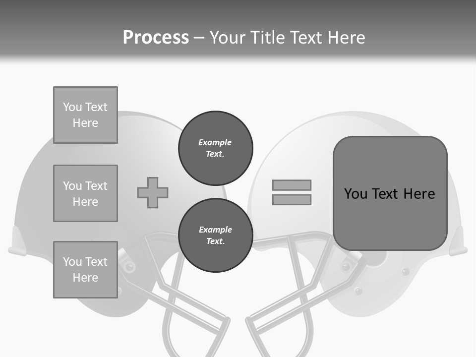 Mask Protect Football PowerPoint Template