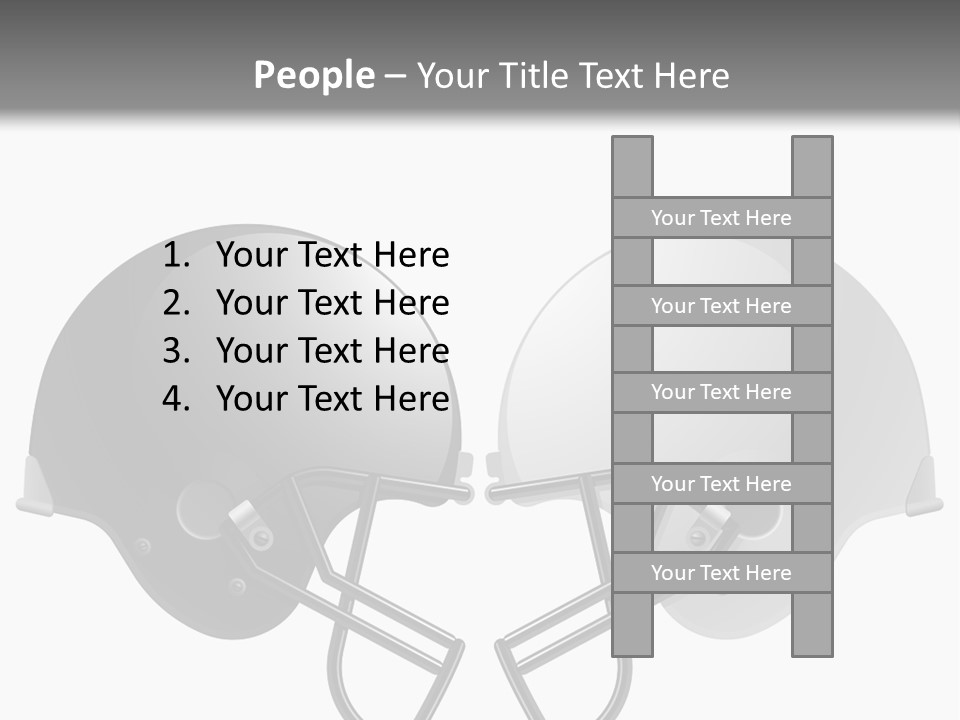 Mask Protect Football PowerPoint Template