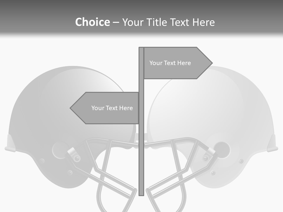 Mask Protect Football PowerPoint Template