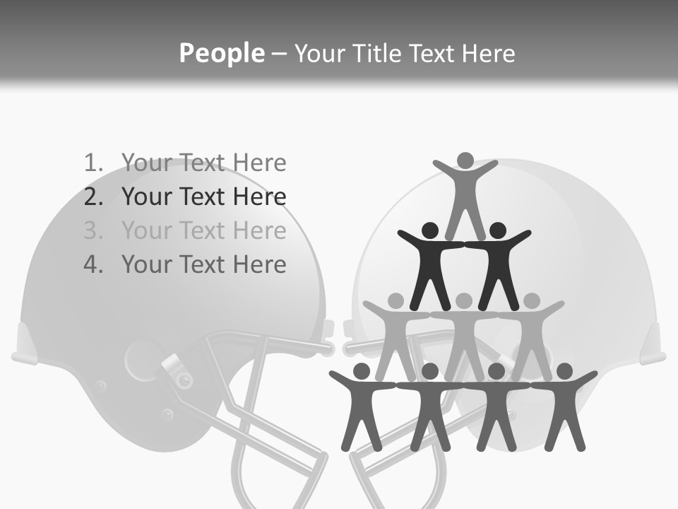 Mask Protect Football PowerPoint Template