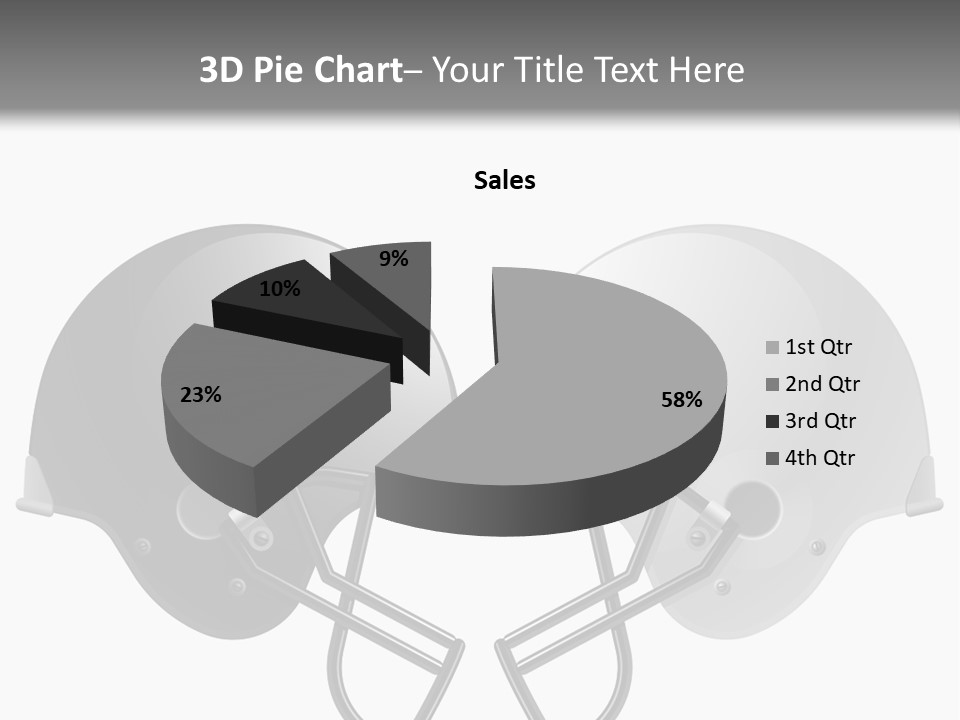 Mask Protect Football PowerPoint Template