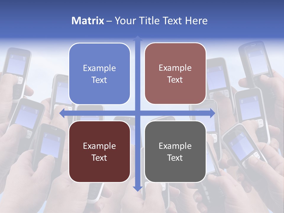 People Woman Sms PowerPoint Template