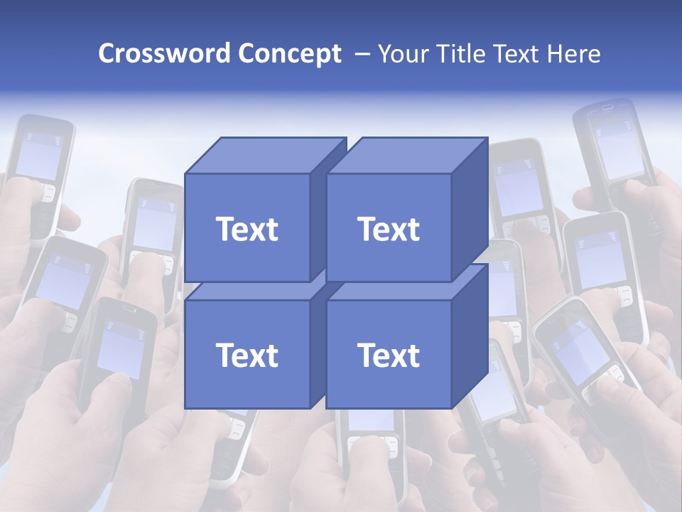 People Woman Sms PowerPoint Template