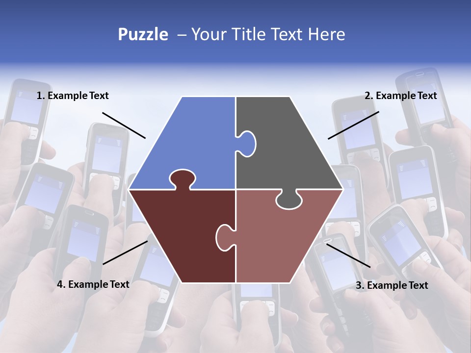 People Woman Sms PowerPoint Template