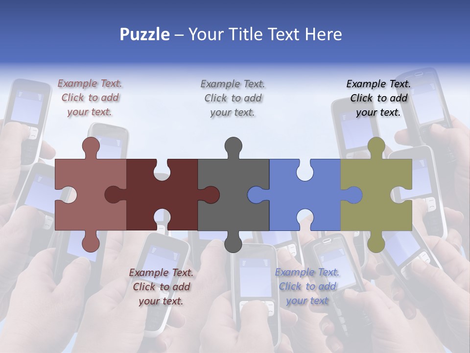 People Woman Sms PowerPoint Template