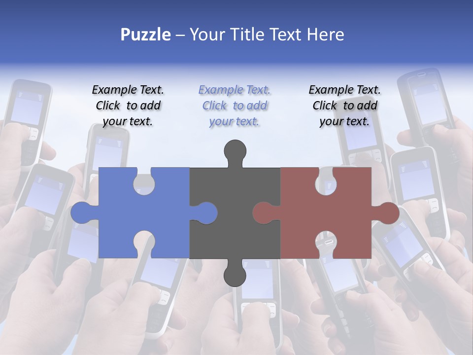 People Woman Sms PowerPoint Template