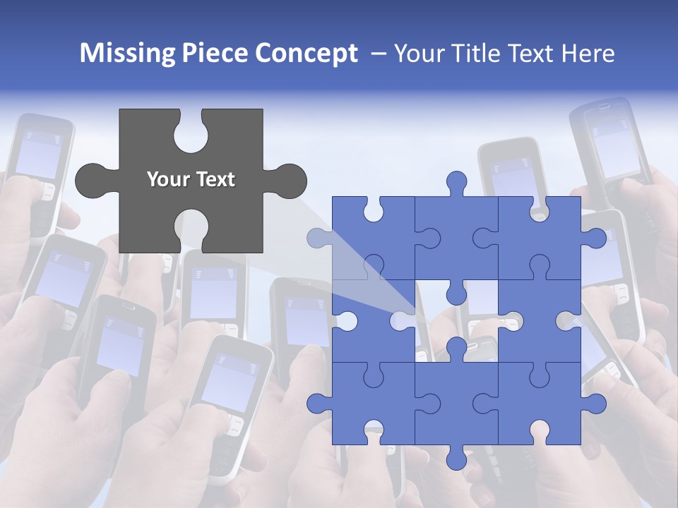 People Woman Sms PowerPoint Template