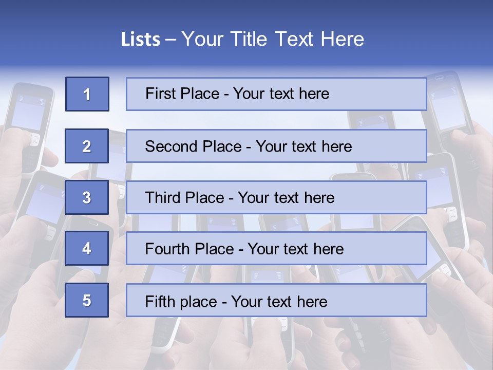 People Woman Sms PowerPoint Template