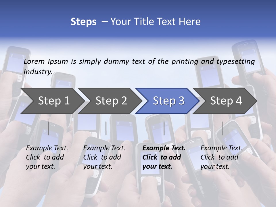 People Woman Sms PowerPoint Template