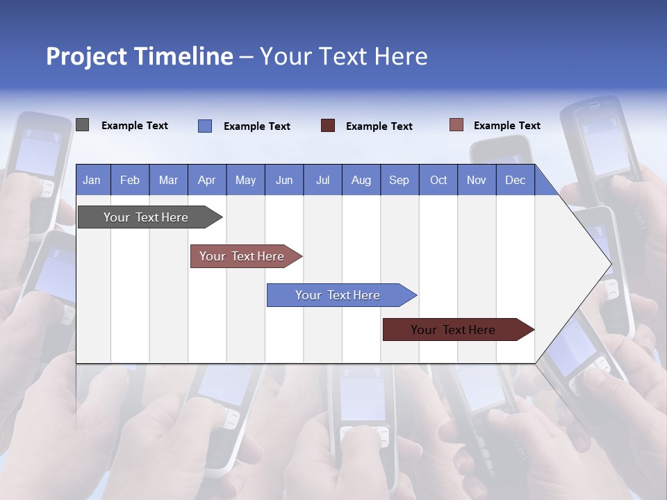 People Woman Sms PowerPoint Template