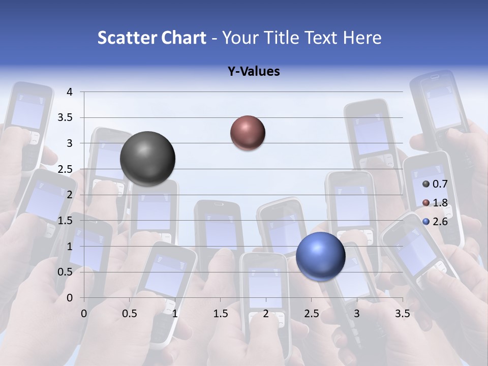 People Woman Sms PowerPoint Template
