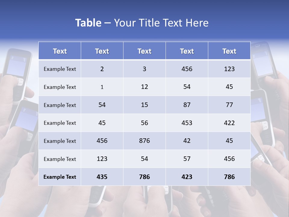 People Woman Sms PowerPoint Template